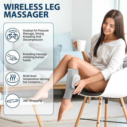 Flexa™ 3-in-1 Leg Massager - Temporary Swelling and Pain Relief in Just 15 Minutes a Day*
